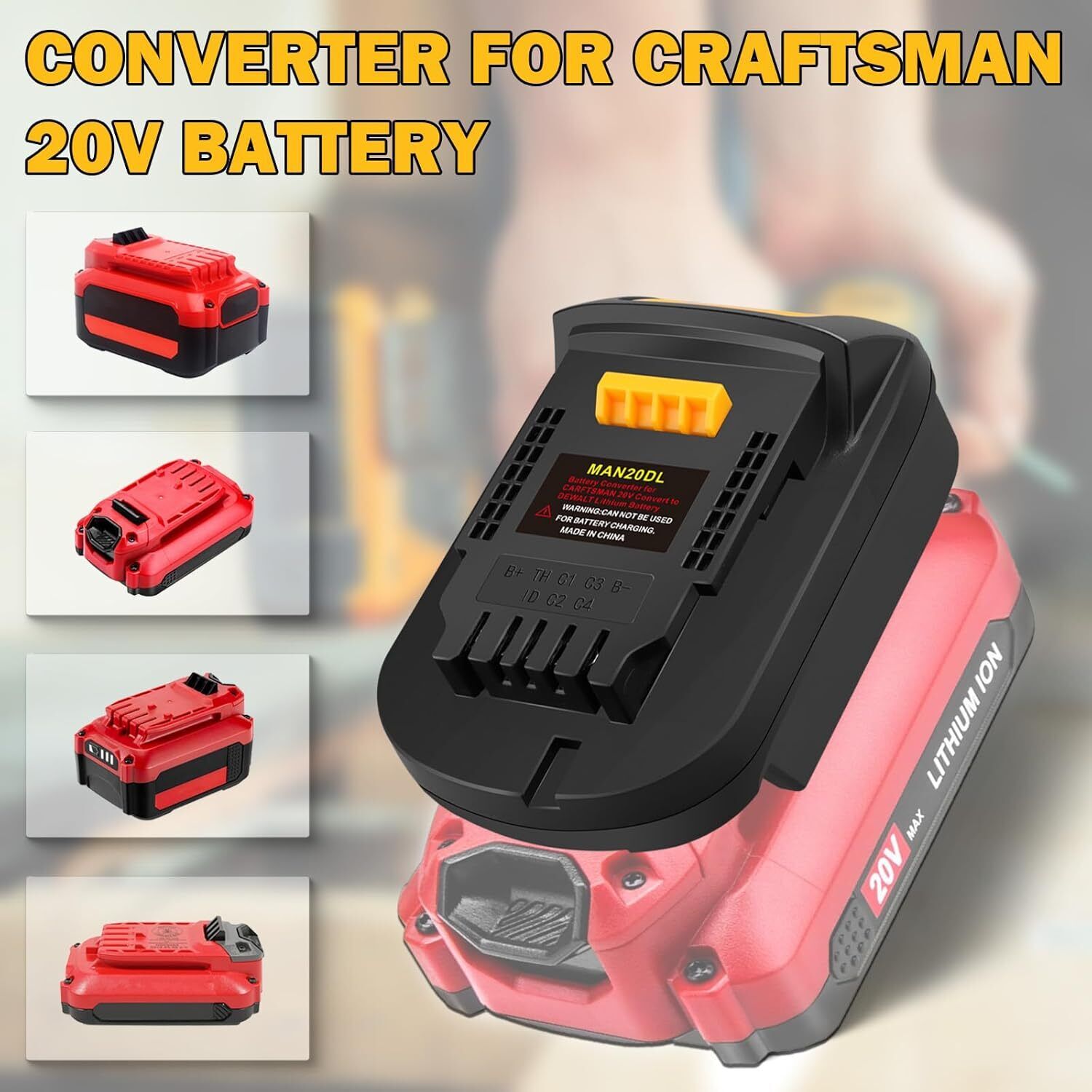 Power Tools Stanley - Adapter do akumulatorów Stanley New Fatmax
