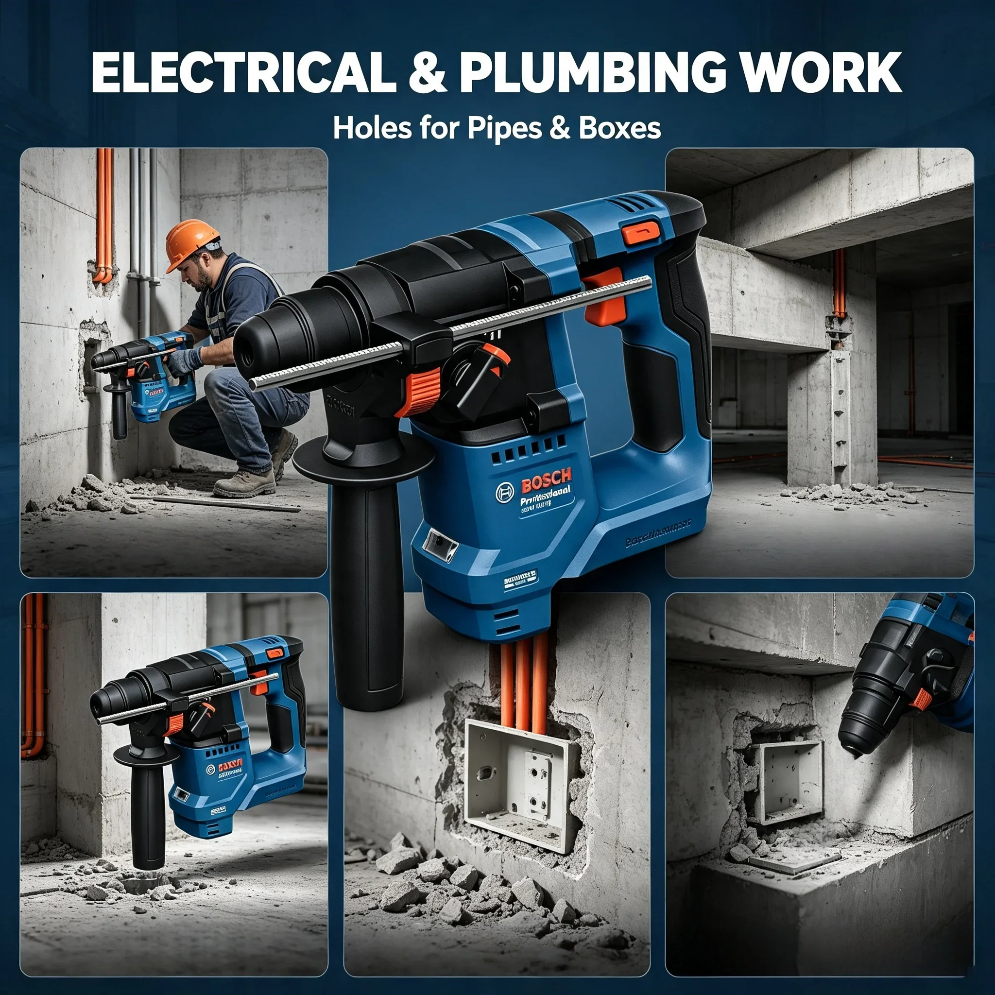 Bosch GBH 18V-18 – akumulatoro – Power Tools Hammer recenzja i cena